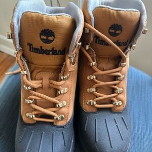Timberland Kids' Brown and Black Rain Boots